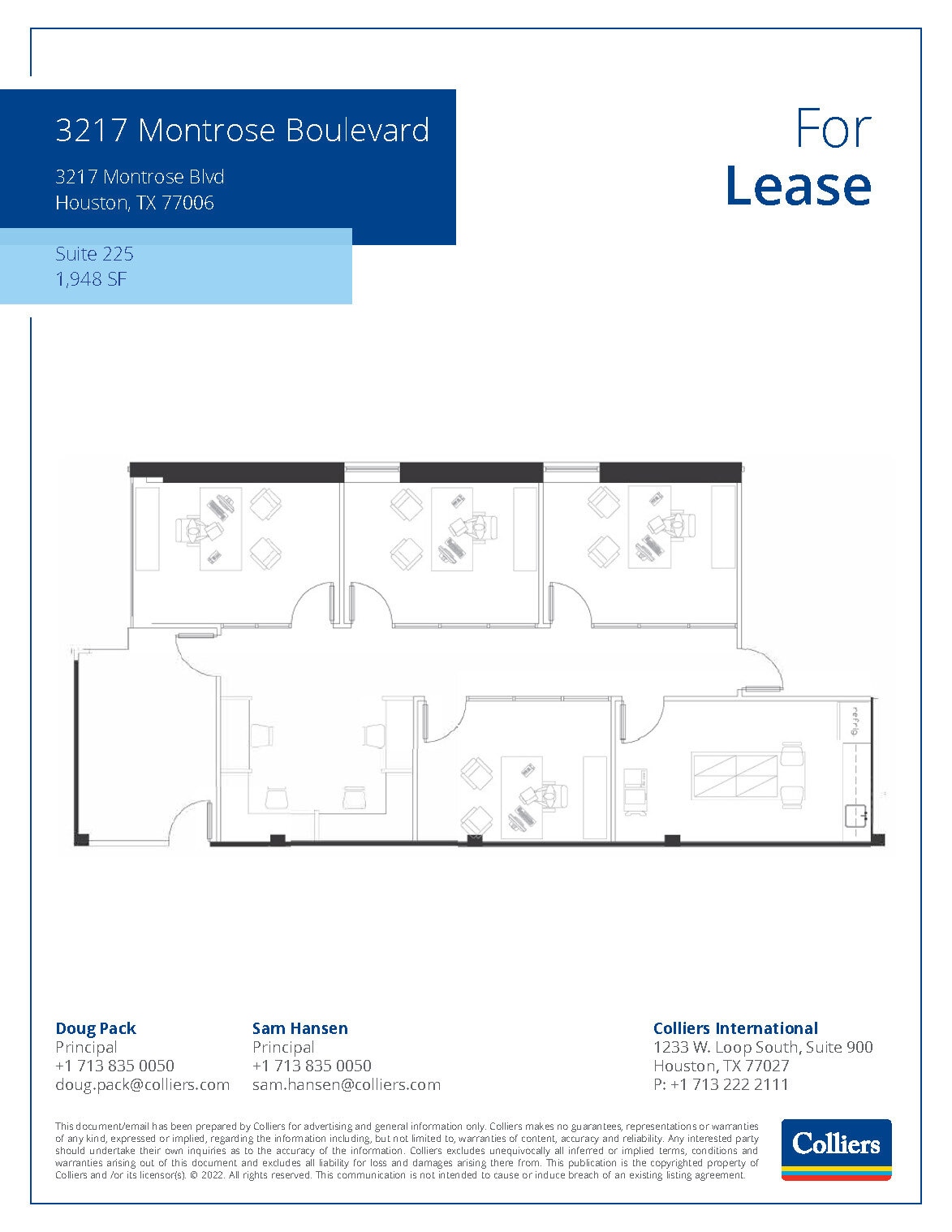 3217 Montrose Blvd, Houston, TX for lease Floor Plan- Image 1 of 1
