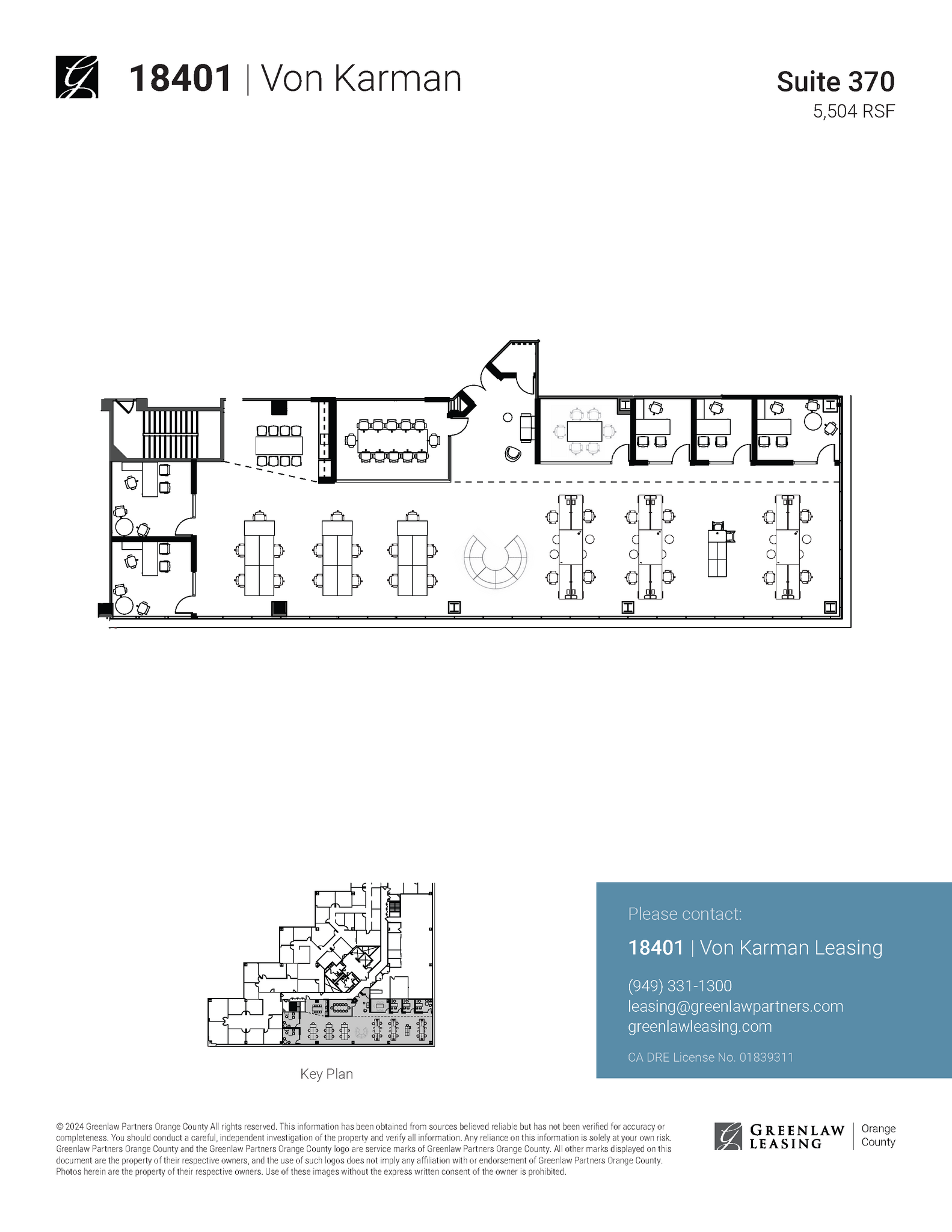 18301 Von Karman Ave, Irvine, CA for lease Floor Plan- Image 1 of 1