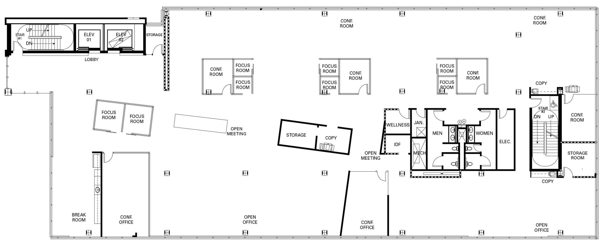 4545 Roosevelt Way NE, Seattle, WA for lease Floor Plan- Image 1 of 1