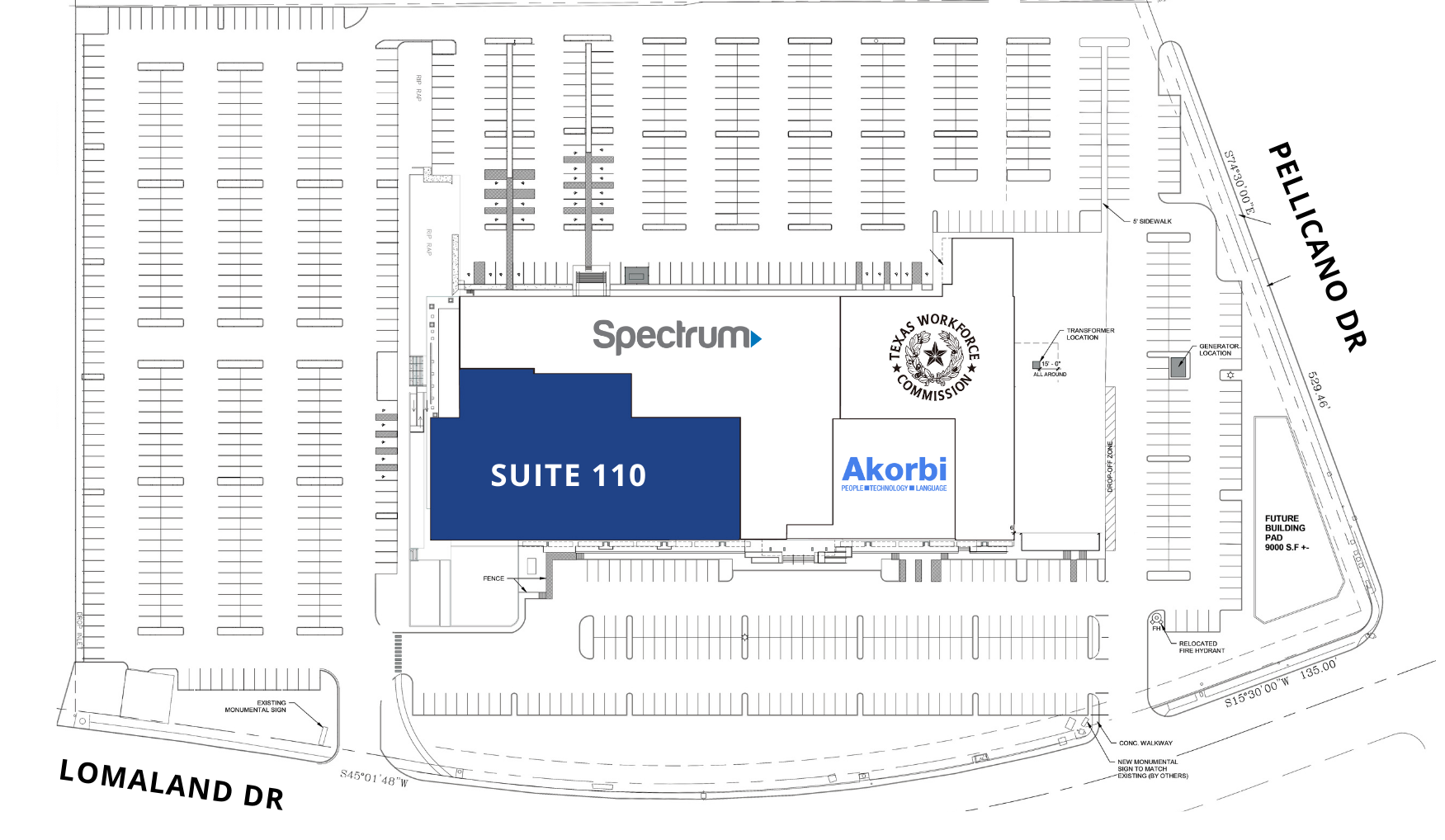 1359 Lomaland Dr, El Paso, TX for lease Site Plan- Image 1 of 2