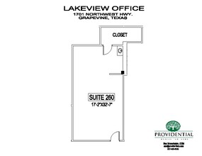 1705 W Northwest Hwy, Grapevine, TX for lease Floor Plan- Image 1 of 1