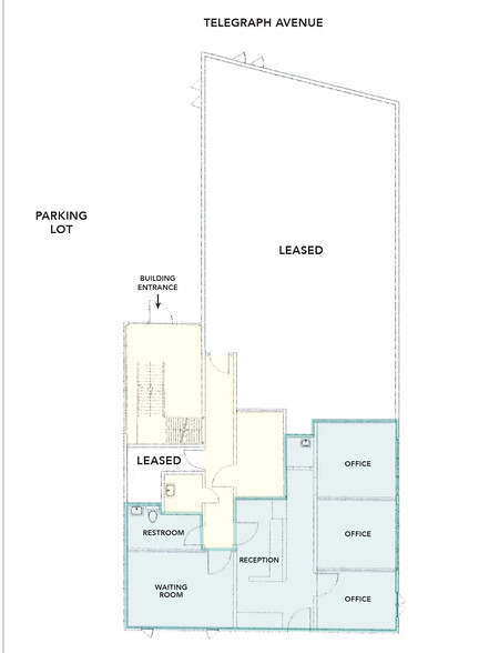 2975 Telegraph Ave, Berkeley, CA for lease - Floor Plan - Image 3 of 13