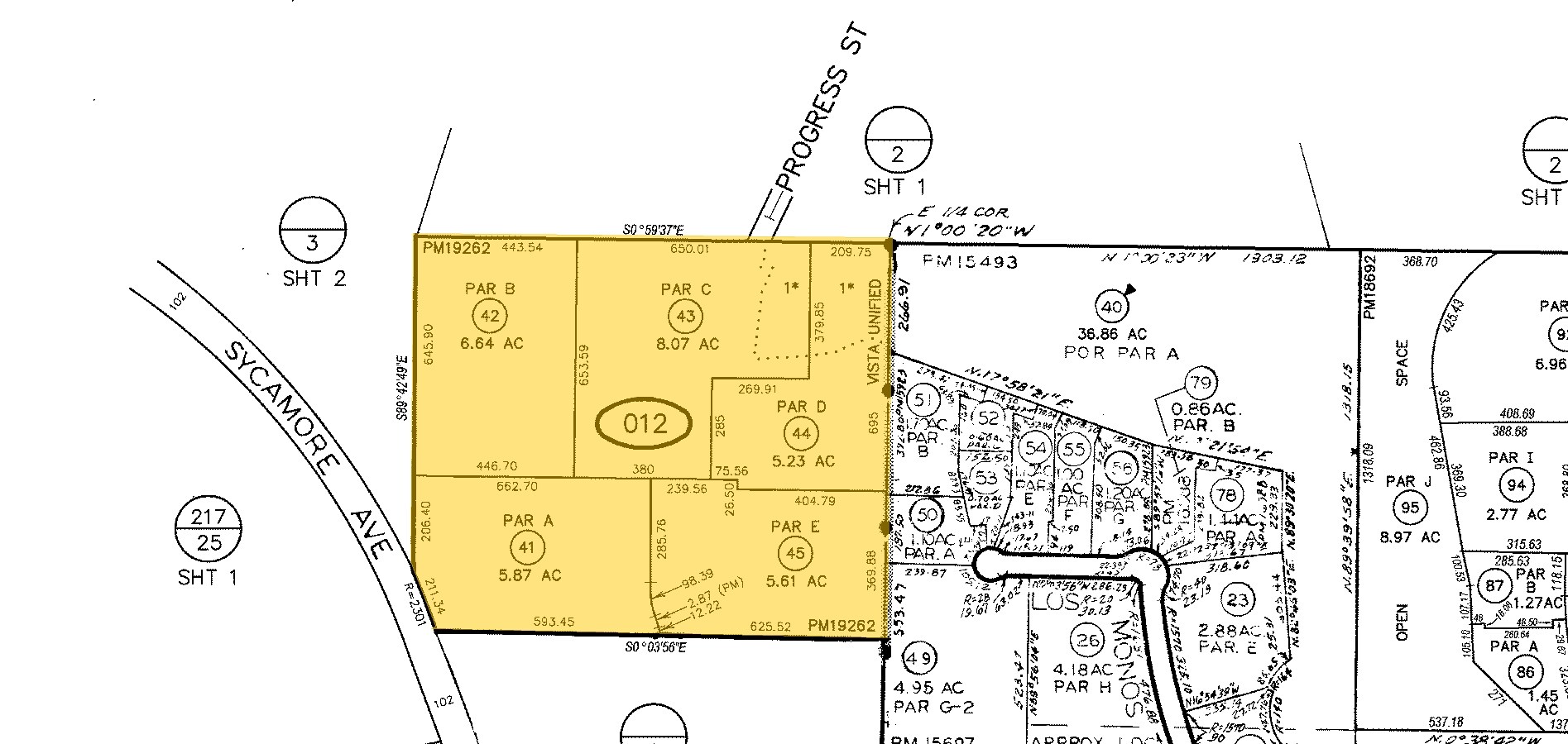 995 Joshua Way, Vista, CA for sale Plat Map- Image 1 of 1