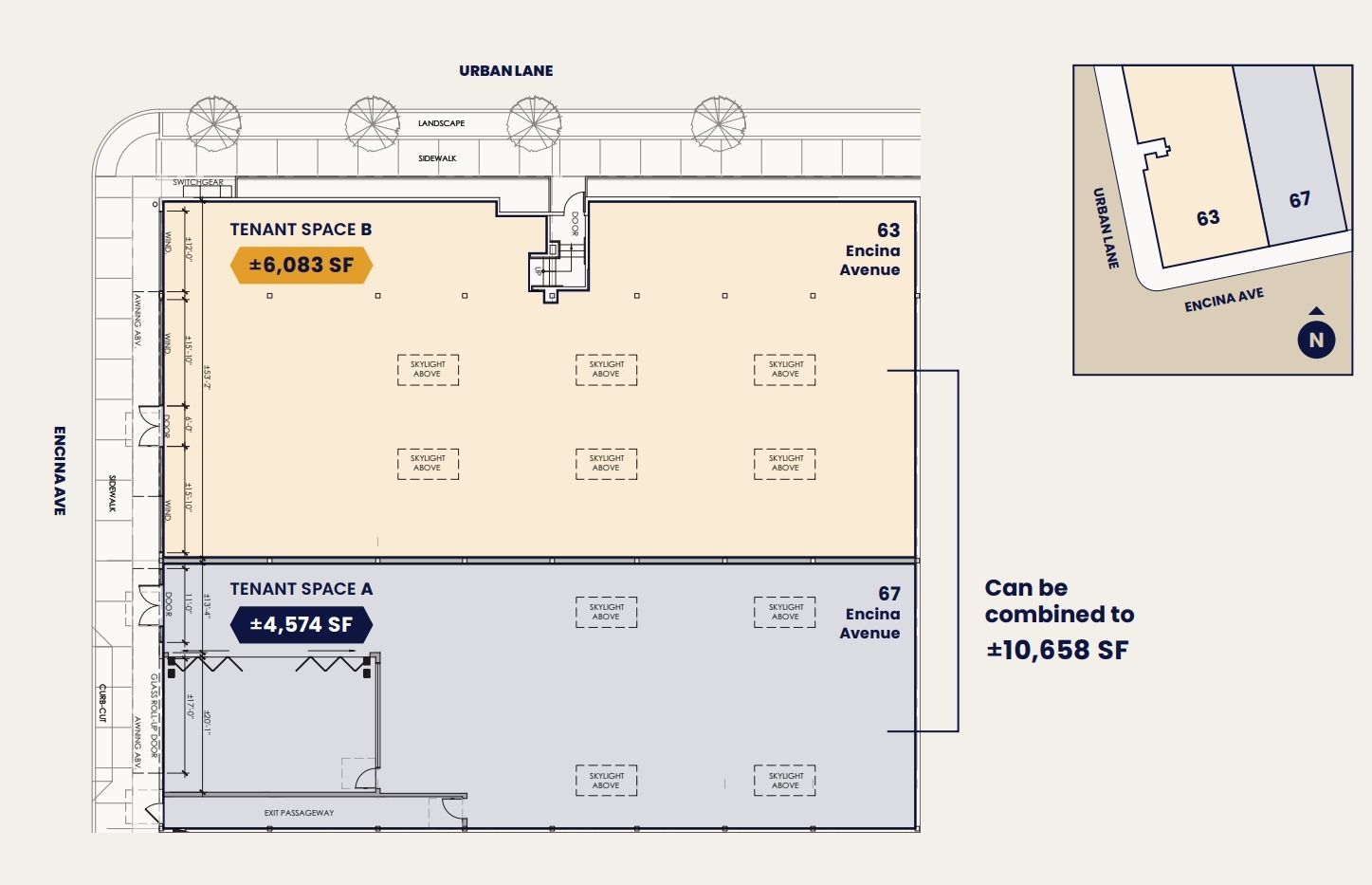 63-67 Encina Ave, Palo Alto, CA for lease Floor Plan- Image 1 of 3