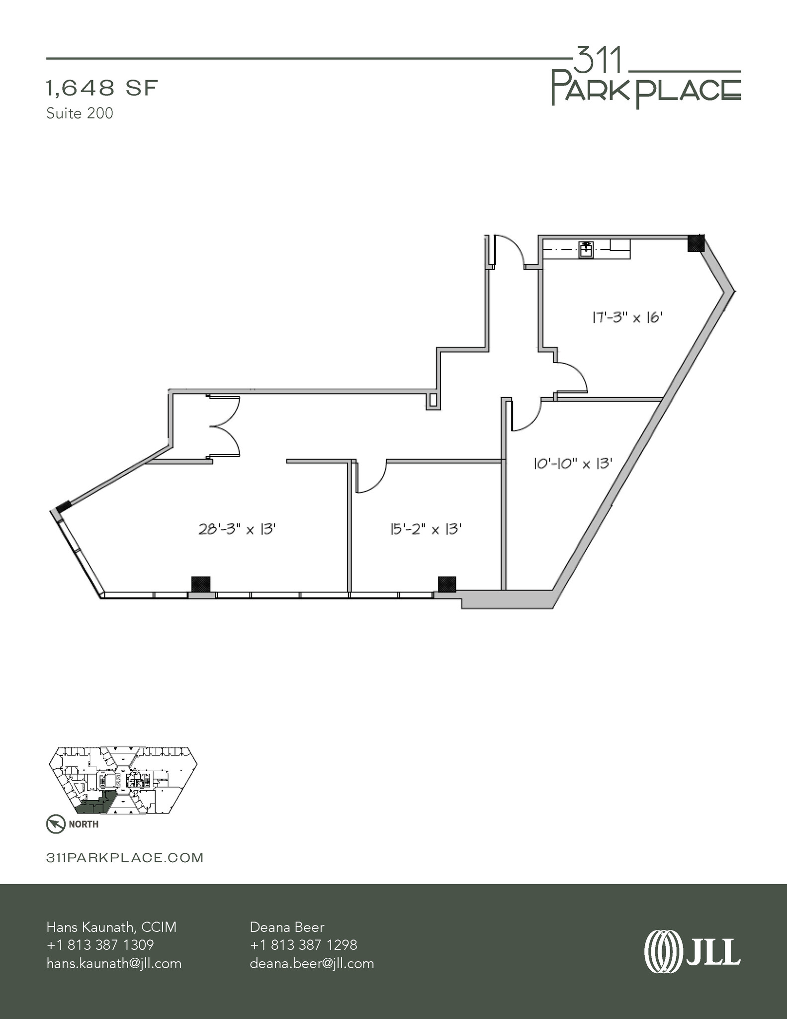 311 Park Place Blvd, Clearwater, FL for lease Floor Plan- Image 1 of 1