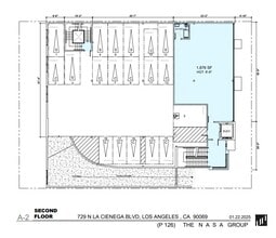 729-731 N La Cienega Blvd, Los Angeles, CA for lease Floor Plan- Image 1 of 1