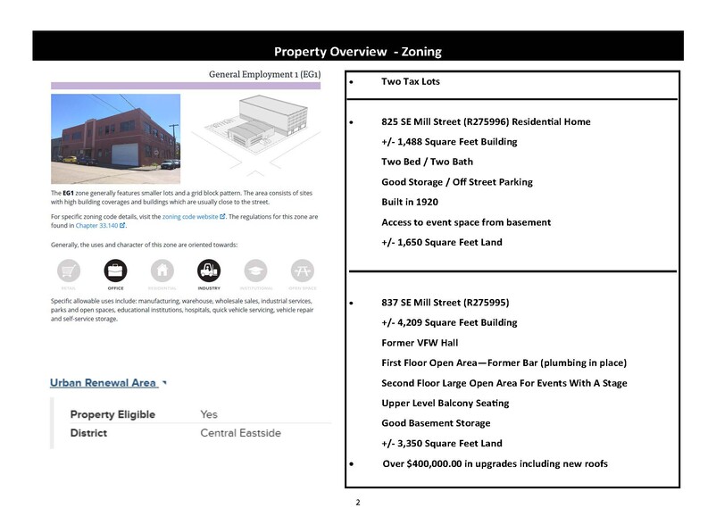 825-837 SE Mill St, Portland, OR for sale - Building Photo - Image 2 of 9
