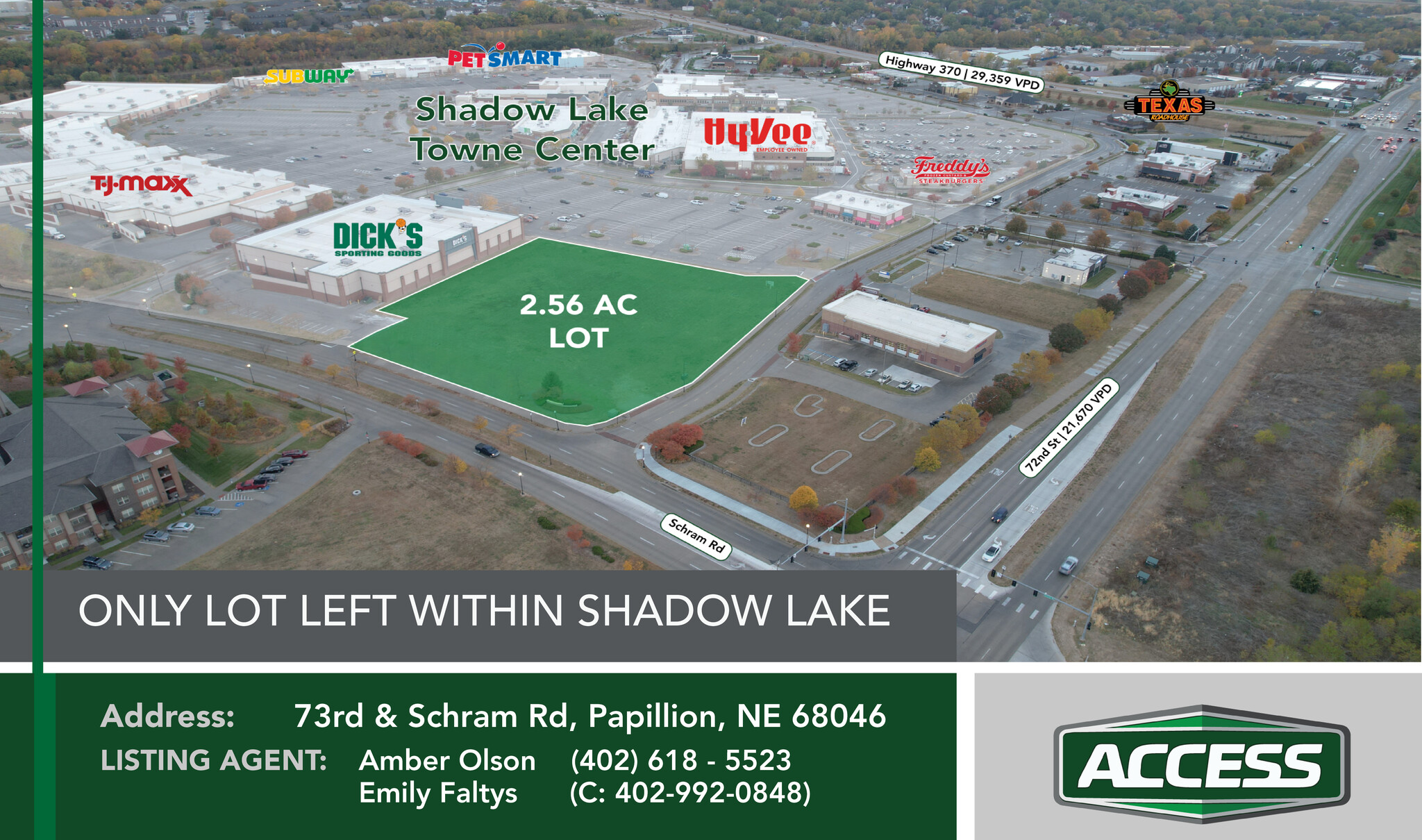 Hwy 370 & 72nd - Shadow Lake Town Center - Pad 13, Papillion, NE for sale Building Photo- Image 1 of 4