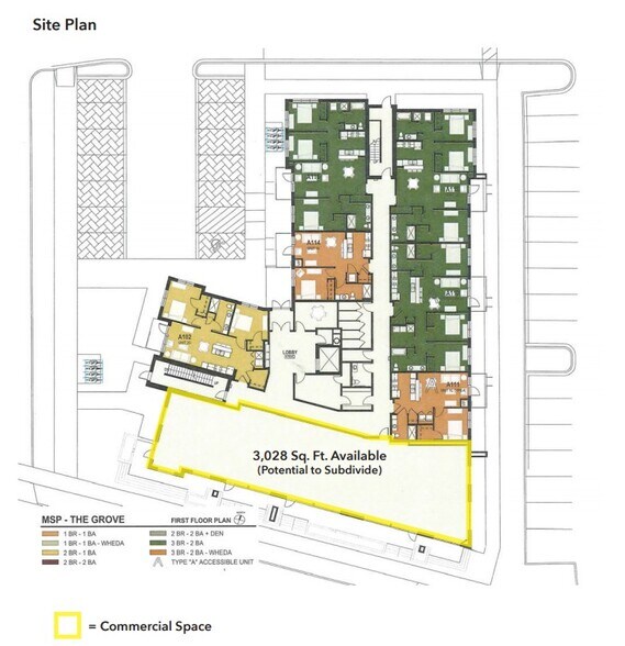 202-206 Cottage Grove Rd, Madison, WI for sale - Site Plan - Image 1 of 1