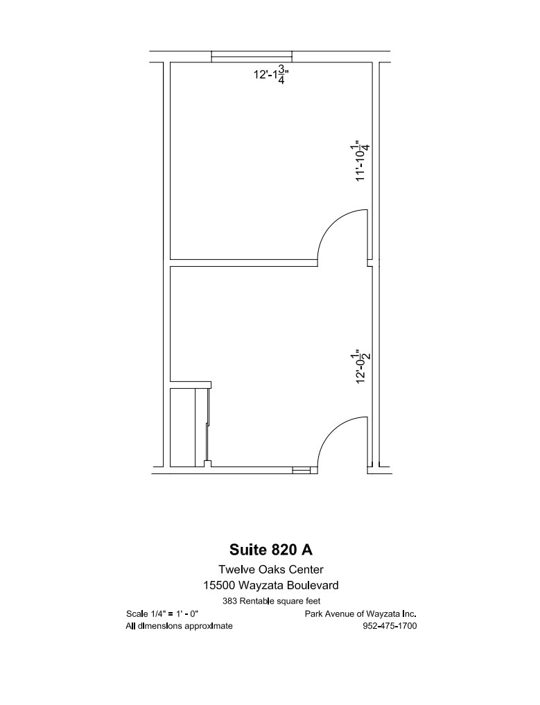 600 Twelve Oaks Center Dr, Wayzata, MN for lease Floor Plan- Image 1 of 1