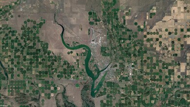 5000 Randolph Rd, Moses Lake, WA - aerial  map view