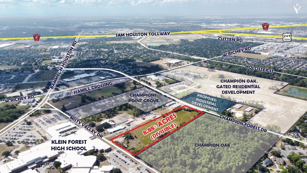 11819 Misty Valley Dr, Houston, TX for sale - Aerial - Image 1 of 1