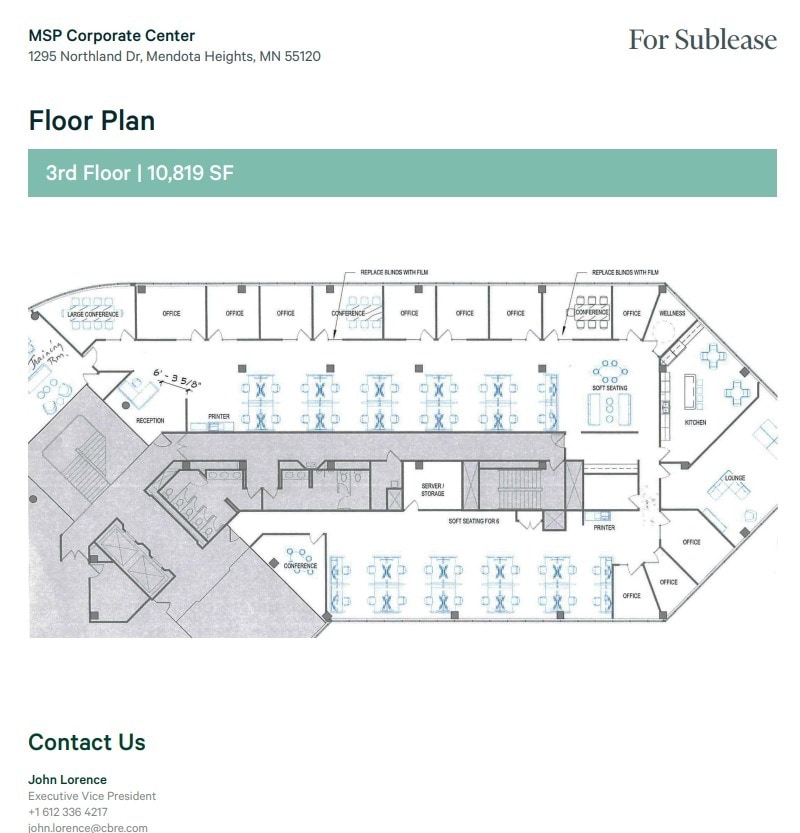 1295 Northland Dr, Mendota Heights, MN for lease Floor Plan- Image 1 of 1