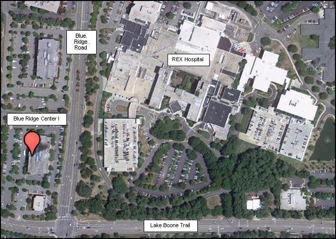 2605 Blue Ridge Rd, Raleigh, NC for lease - Aerial - Image 2 of 16