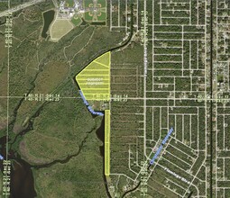 Flamingo Waterway, Port Charlotte, FL - aerial  map view - Image1