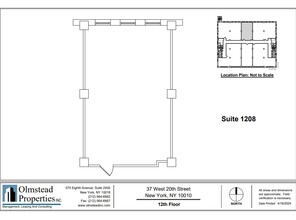 37 W 20th St, New York, NY for lease Floor Plan- Image 2 of 2