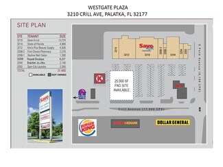 More details for 3210 Crill Ave, Palatka, FL - Land for Lease