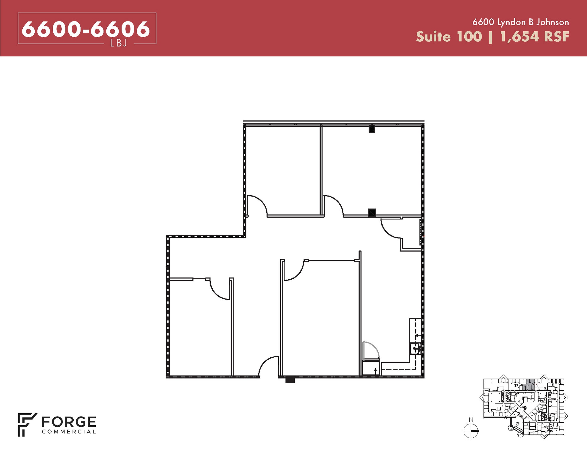 6600 Lyndon B Johnson Fwy, Dallas, TX for lease Floor Plan- Image 1 of 1