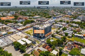1110 NW 1st St, Miami, FL - AERIAL  map view