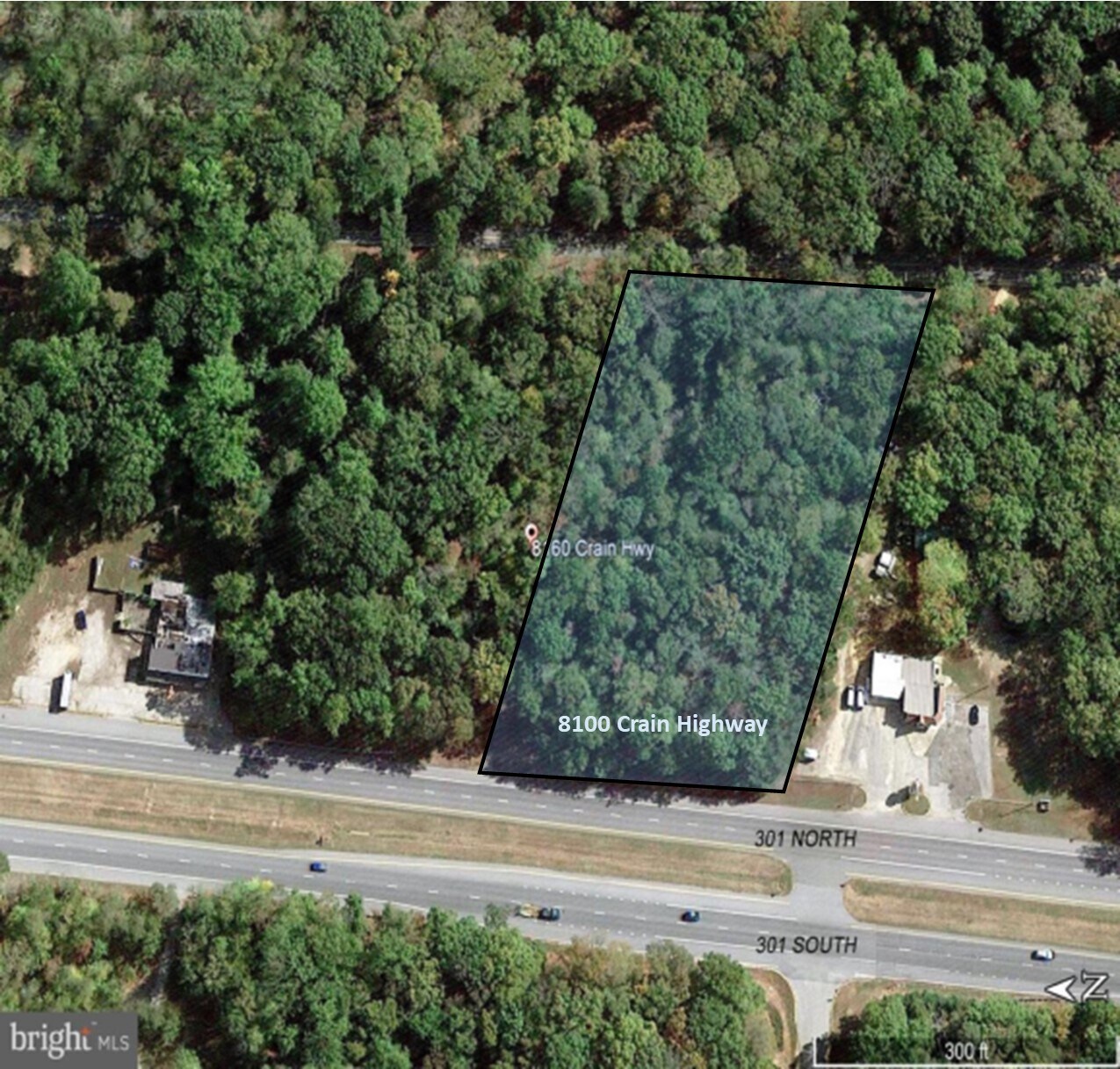 8100 Crain Hwy, La Plata, MD for sale Aerial- Image 1 of 1