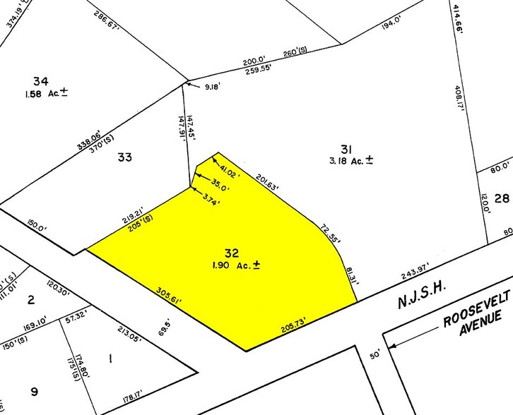 473 Rt 79, Morganville, NJ for sale - Plat Map - Image 2 of 2