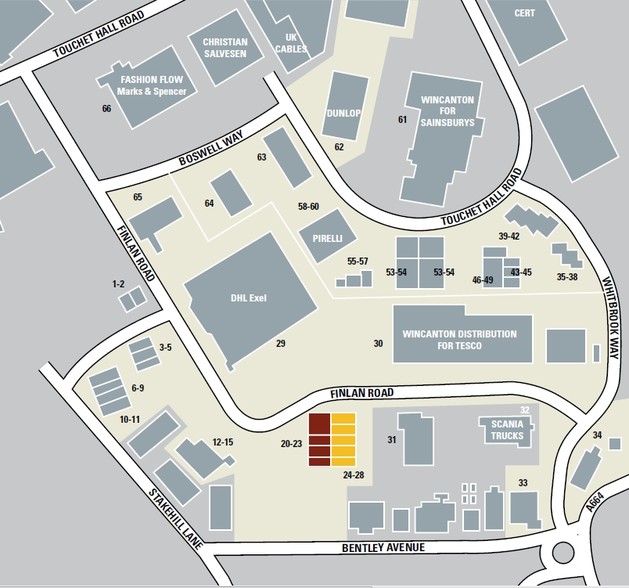 20-28 Finlan Rd, Manchester for sale - Site Plan - Image 1 of 1