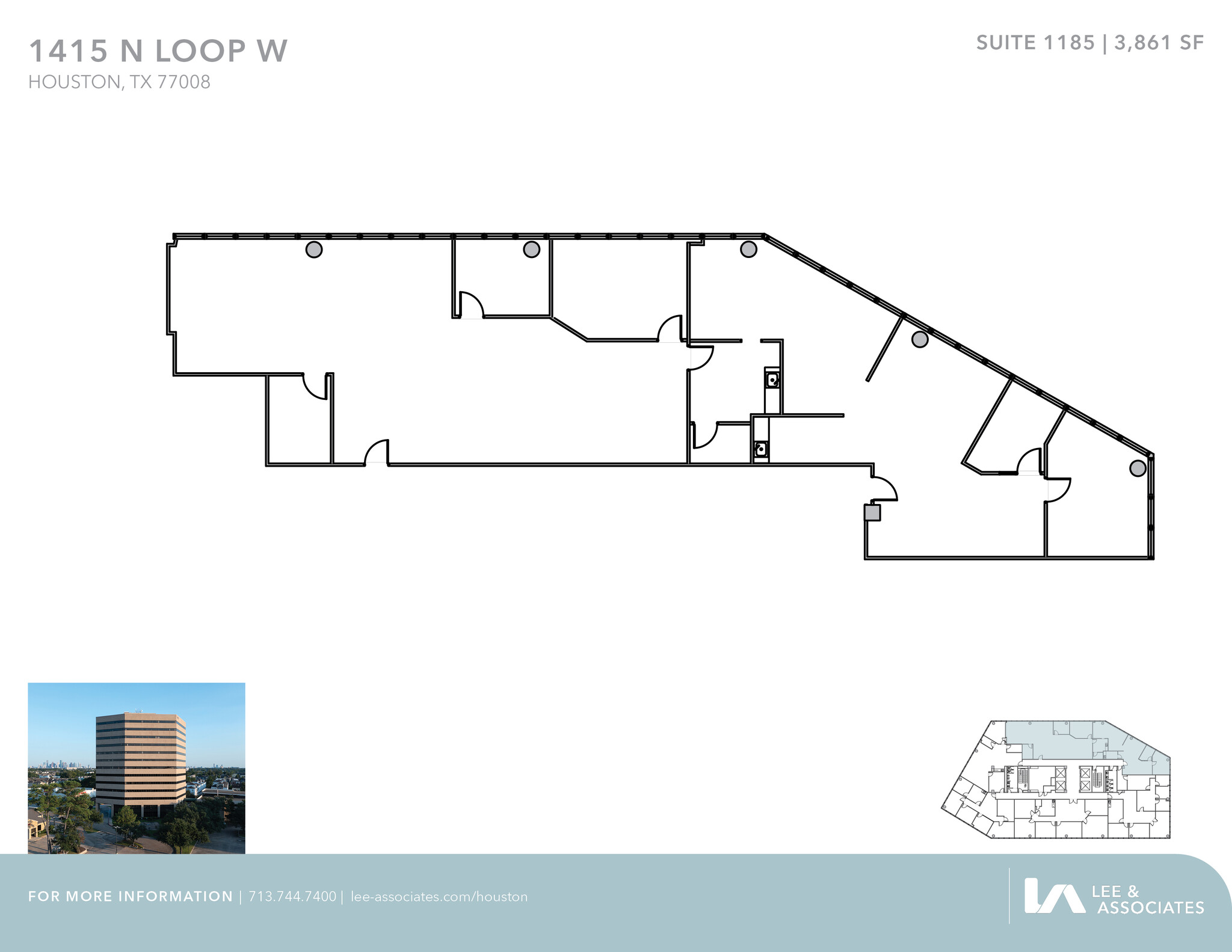 1415 North Loop W, Houston, TX for lease Floor Plan- Image 1 of 2