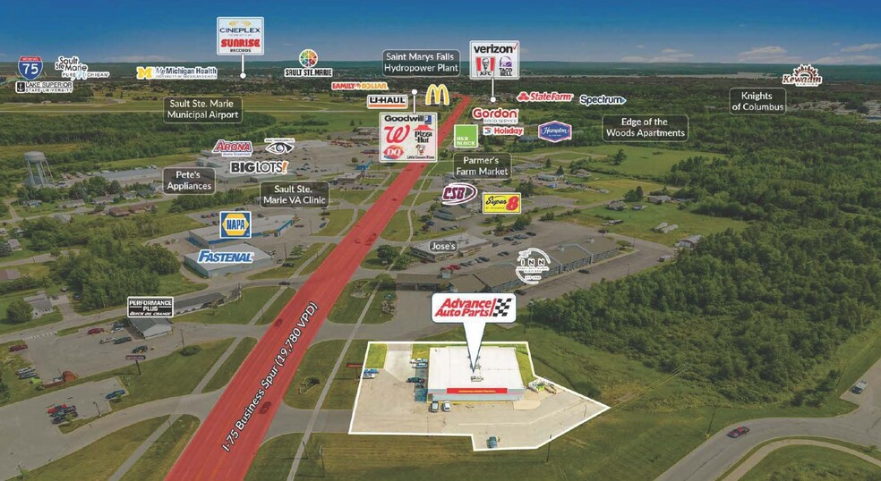 3701 I-75 Business Spur, Sault Sainte Marie, MI for sale - Building Photo - Image 2 of 5