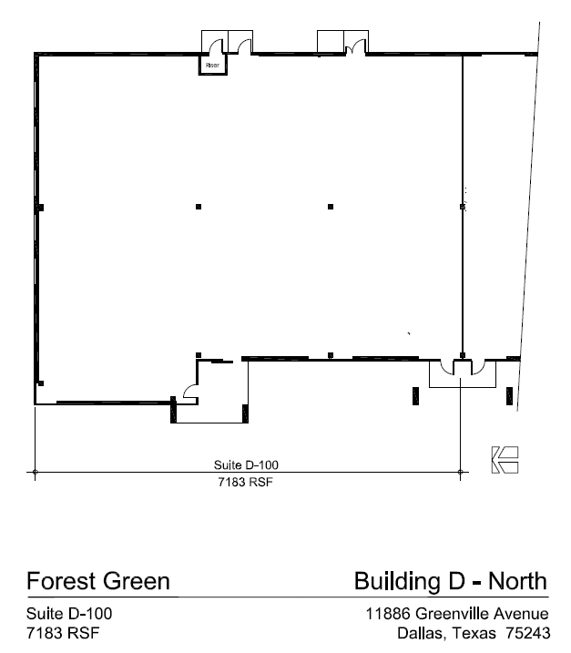 11910 Greenville Ave, Dallas, TX for lease Floor Plan- Image 1 of 1