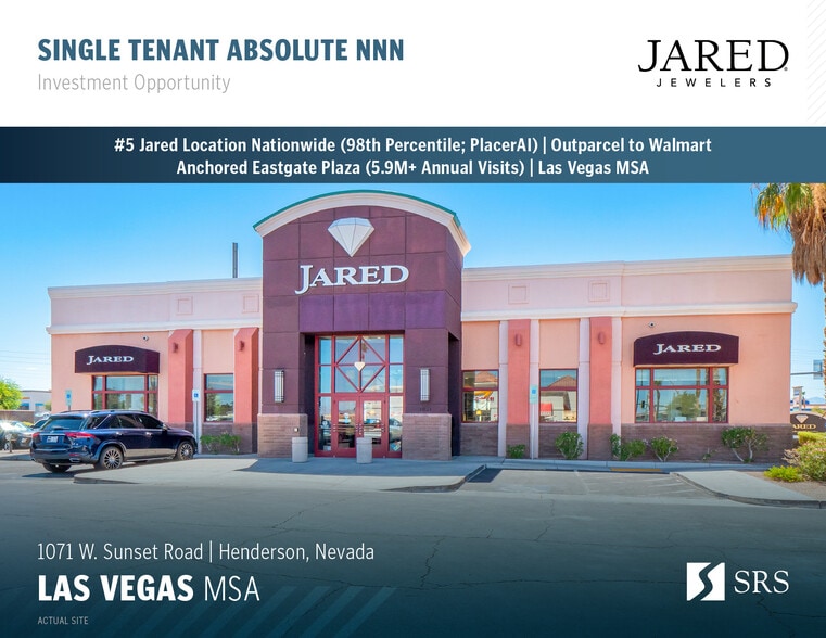 1071 W Sunset Rd, Henderson, NV for sale - Building Photo - Image 1 of 10