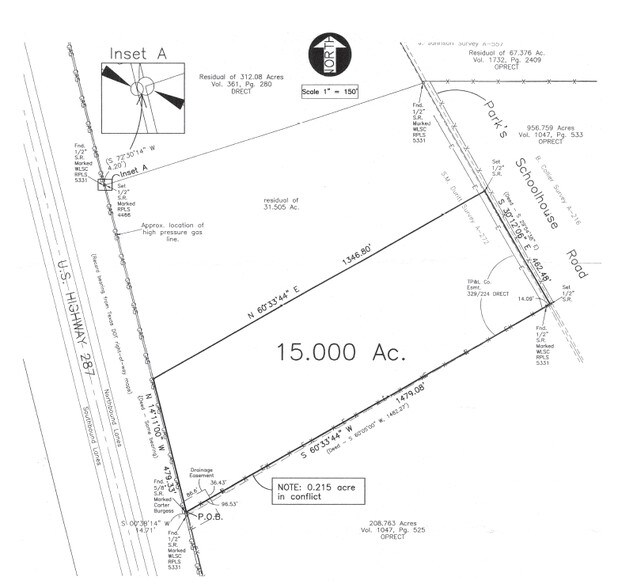 Highway 287, Waxahachie, TX for sale - Plat Map - Image 1 of 1