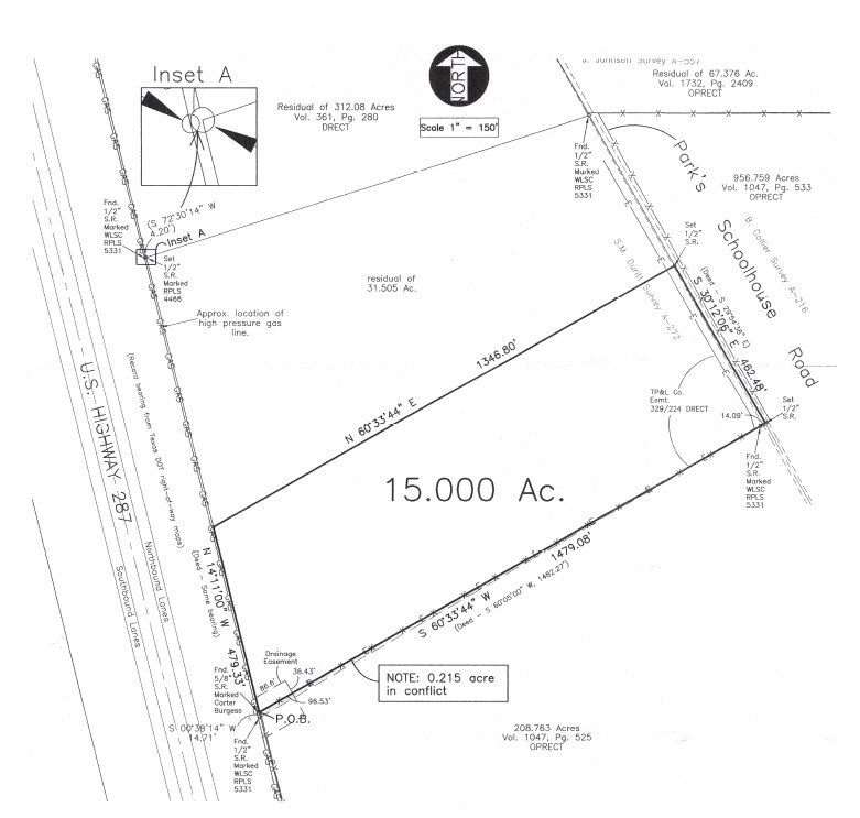 Highway 287, Waxahachie, TX for sale Plat Map- Image 1 of 1