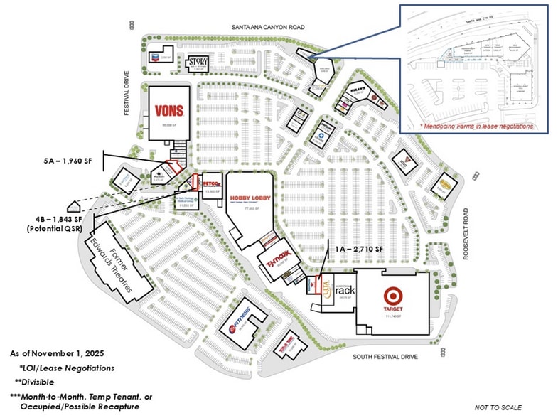 8020-8100 E Santa Ana Canyon Rd, Anaheim Hills, CA for lease - Site Plan - Image 2 of 9
