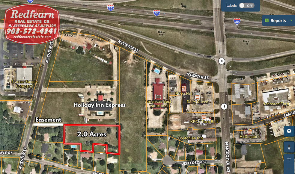 N Center St, New Boston, TX for sale - Aerial - Image 1 of 1