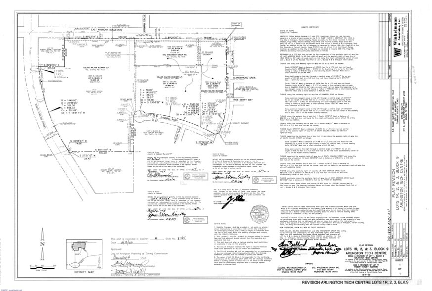 1201 Gambrel Rd, Arlington, TX for sale - Plat Map - Image 3 of 4