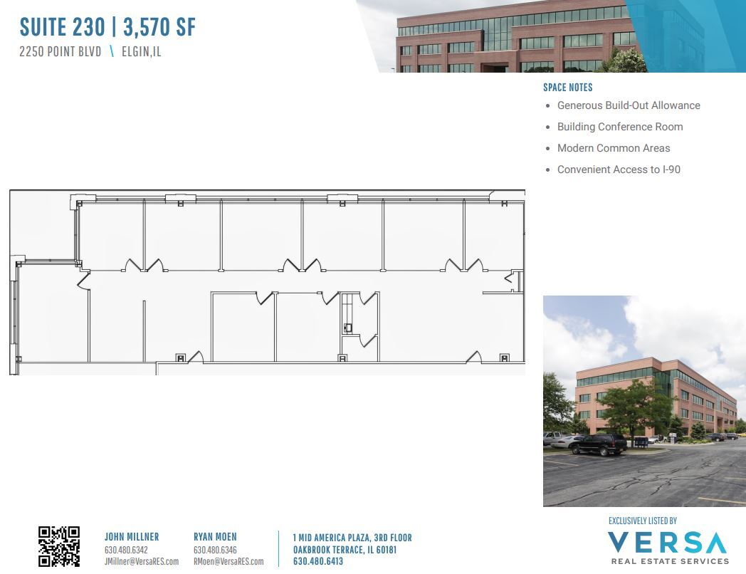 2250 Point Blvd, Elgin, IL for lease Floor Plan- Image 1 of 2