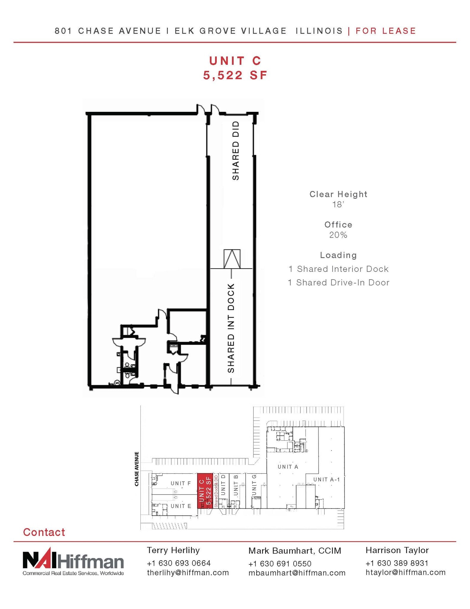 801 Chase Ave, Elk Grove Village, IL for lease Building Photo- Image 1 of 1