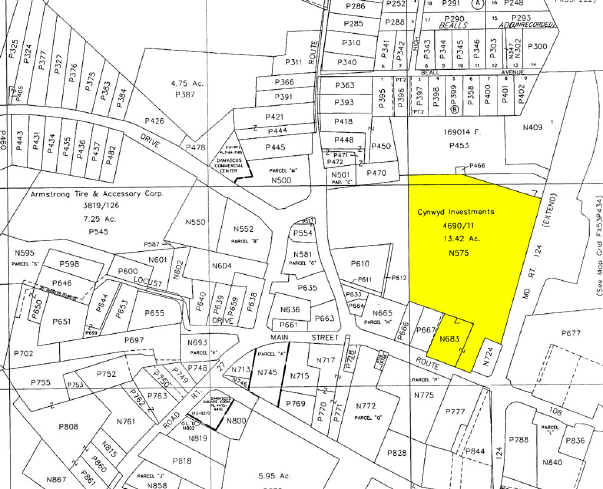 9815 Main St, Damascus, MD for lease - Plat Map - Image 2 of 3