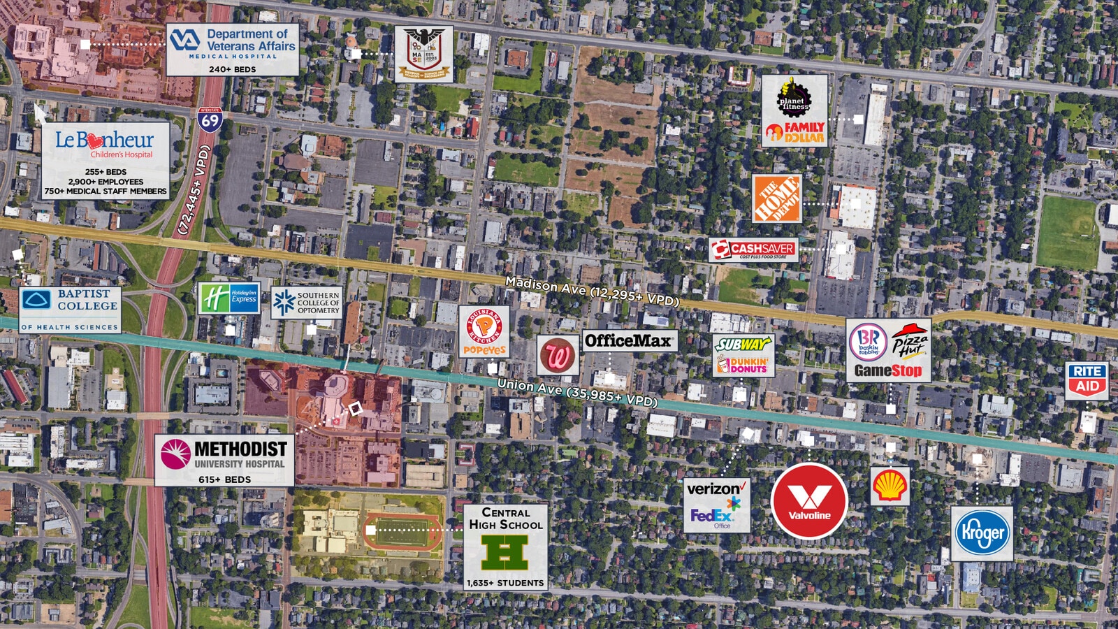 1613 Union Ave, Memphis, TN 38104