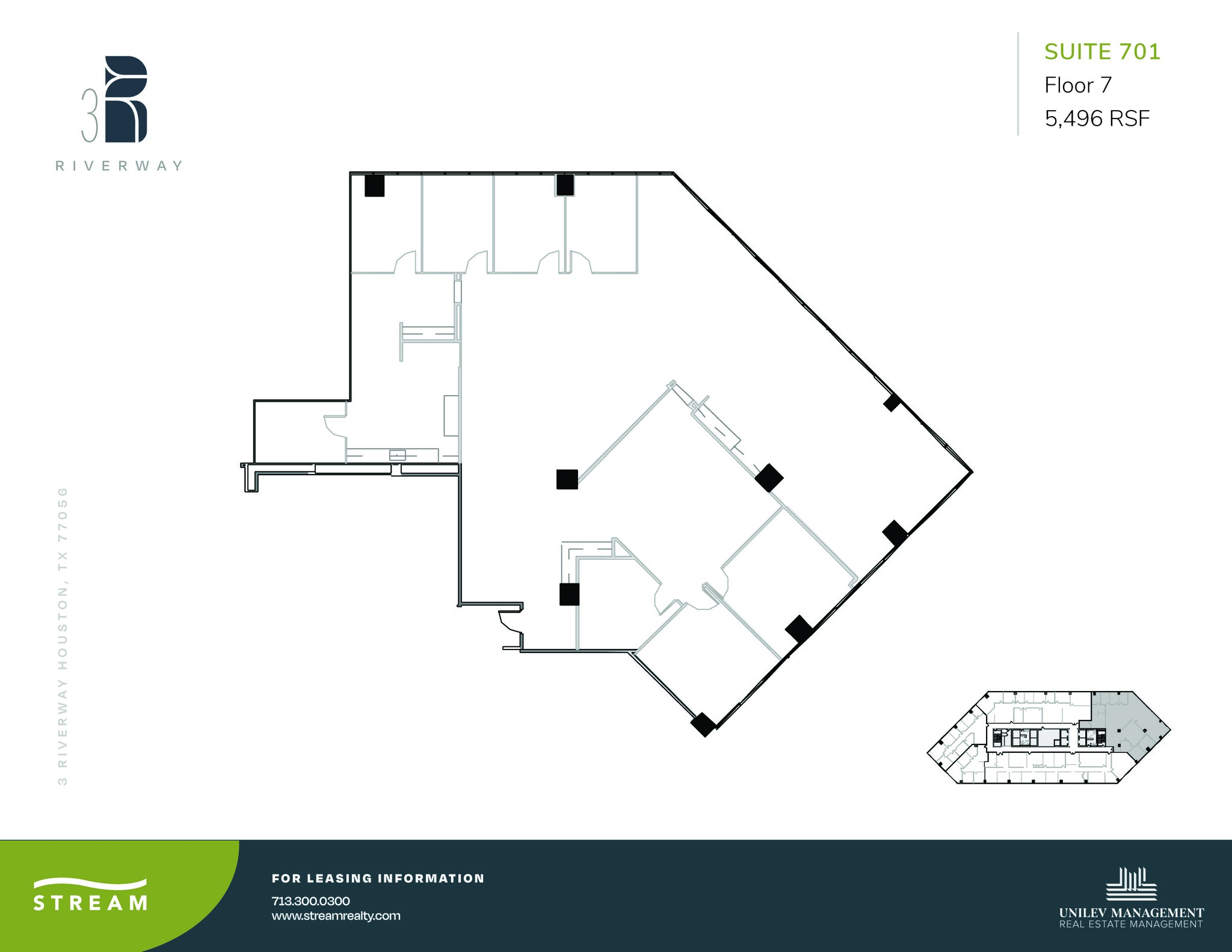 3 Riverway, Houston, TX for lease Floor Plan- Image 1 of 1