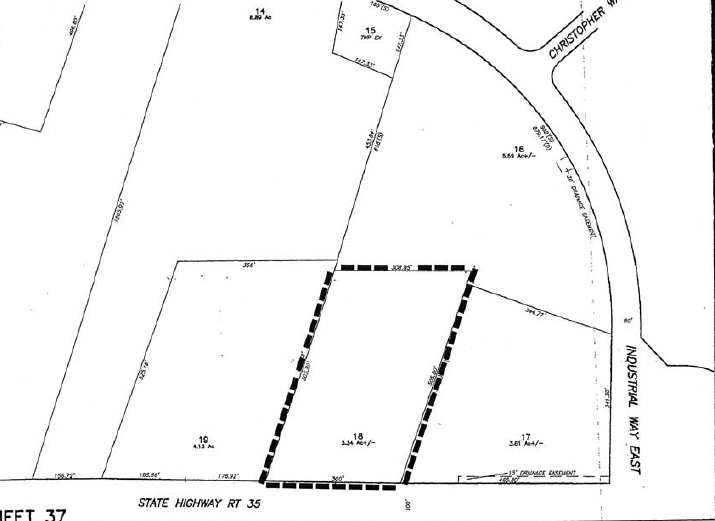 353 State Route 35, Eatontown, NJ for lease - Plat Map - Image 2 of 6