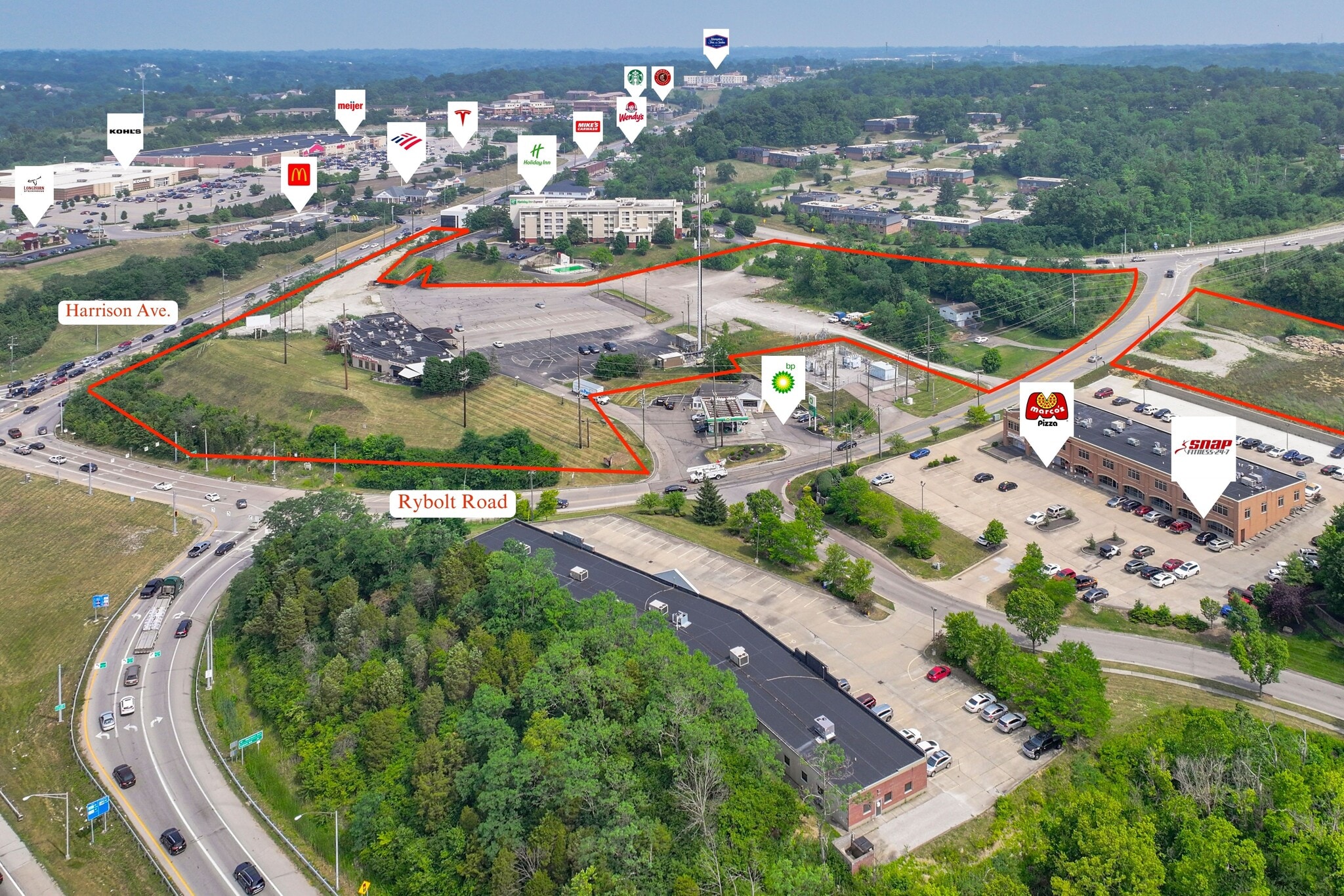 5510 Rybolt Rd, Cincinnati, OH for lease Aerial- Image 1 of 6