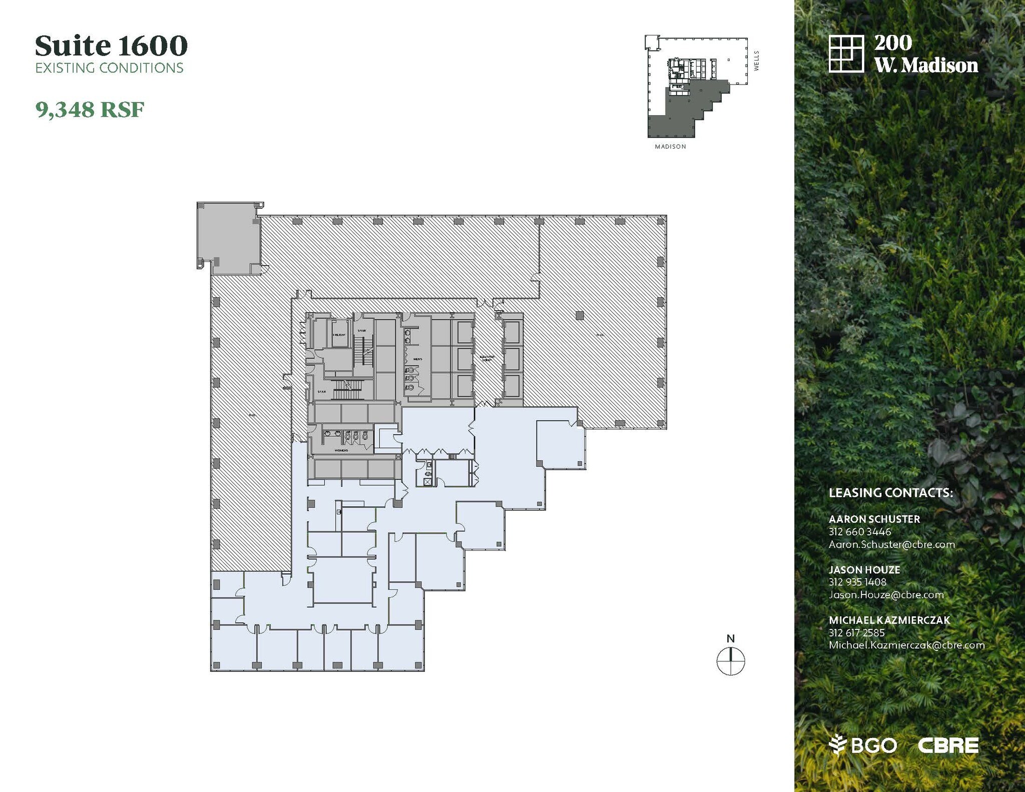 200 W Madison St, Chicago, IL for lease Floor Plan- Image 1 of 2