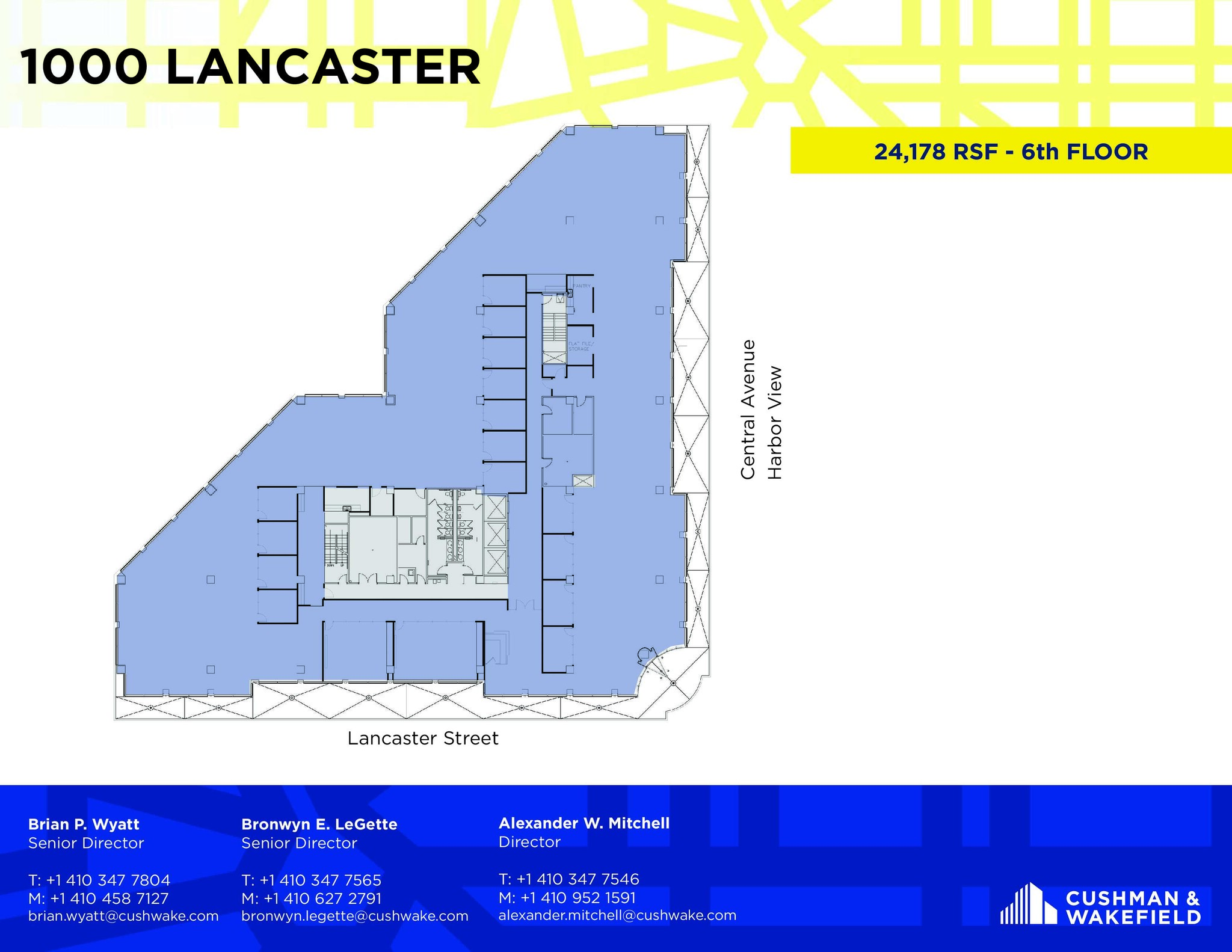 100 International Dr, Baltimore, MD for lease Floor Plan- Image 1 of 3