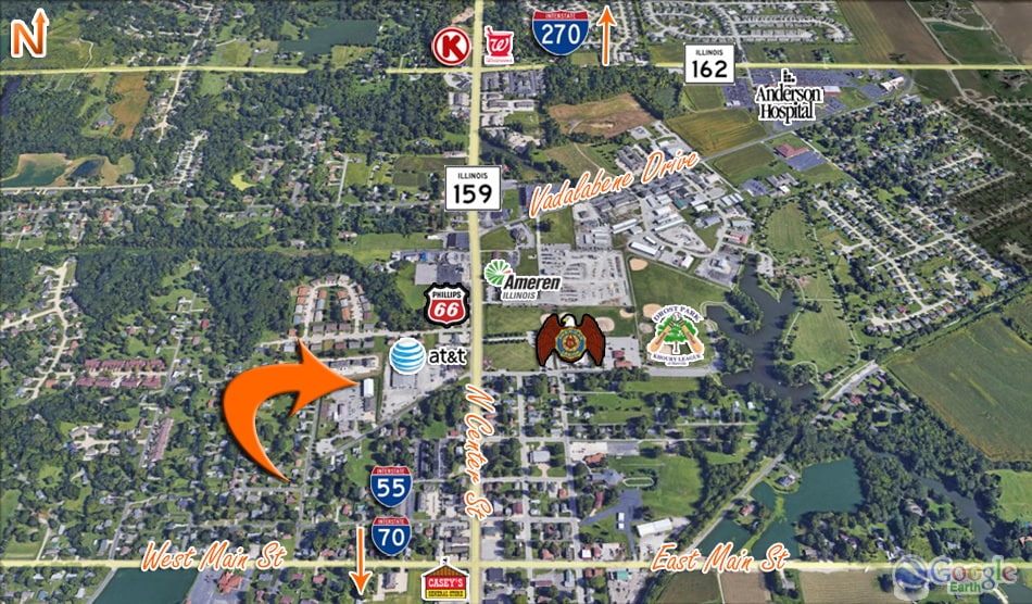 210 W Division St, Maryville, IL for lease - Building Photo - Image 2 of 10