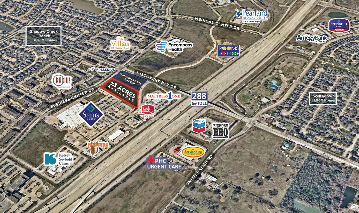 Business Center Dr, Pearland, TX for sale Aerial- Image 1 of 1