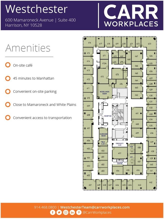 600 Mamaroneck Ave, Harrison, NY, 10528 Office Space For Lease