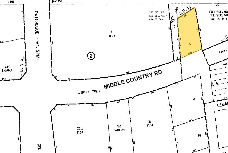 625 Middle Country Rd, Coram, NY for lease - Plat Map - Image 2 of 8