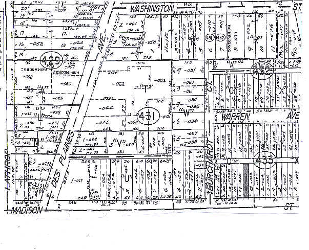 7419 W Madison St, Forest Park, IL for lease - Plat Map - Image 3 of 5