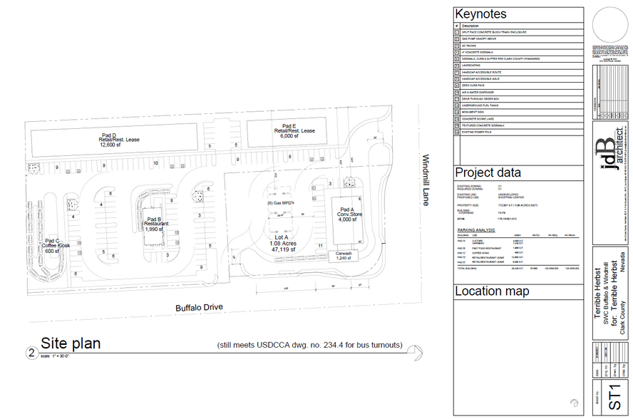 Windmill Lane, Las Vegas, NV for lease - Site Plan - Image 1 of 1